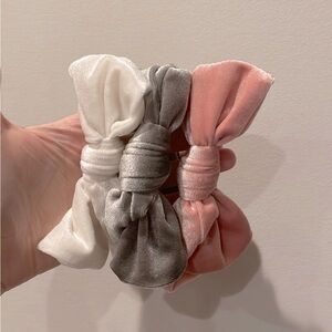 Set of 3 velvet headbands